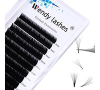 Volume Russe Extension Cils Bouquet 0.07mm DD Curl Mixte 8-14mm Easy Fan Lashes 3D 5D 6D 7D 8D Bouquet de Cils Soie Extension de Cils Professionnel(KH-0.07-DD-MIX8-14)