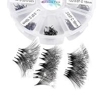Volume Russes Cils D Curl 500 Fans 12D 0.07mm 9-16mm Mixed Préfaits Extensions de Cils Volume Russe Bouquet Prefait Cils Pré-ventilées Professionnel Ventilateur Cils Extension(500-12D-0.07-D-916)