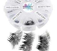 Volume Russes Cils D Curl 500 Fans 8D 0.07mm 9-16mm Mixed Préfaits Extensions de Cils Volume Russe Bouquet Prefait Cils Pré-ventilées Professionnel Ventilateur Cils Extension(500-8D-0.07-D-916)