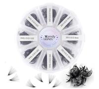 Volume Russes Cils Extension D Curl 500 Fans 20D 0.03 9-16mm Mixed Préfaits Extensions de Cils Bouquet Prefait Cils Pré-ventilées Professionnel Ventilateur Cils Promade Fans(500-20D-0.03-D-916)