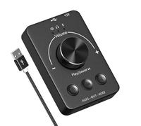 Volume USB : ergonomique, portable, plug-and-play, aspect élégant | Contrôleur multimédia USB pour maison, école, bureau, Internet café, station de travail, ordinateur, bureau, musique, audio, g