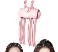 Volumizing Hair Clips with 2 Heat Settings for Quick Crown Lift | Wireless Heated Volumizing Root Lift Clip, Heated Hair Volume Clip, Hair Crown Lifting Styler Booster for Crown Bang(Pink)
