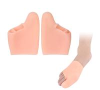 Volumoon 1 Paire Protection Gros Orteil Avec Gel, Protège Orteil Silicone Soulager Pied la Douleur et Contre, Capuchons D'orteils pour éviter les Ampoules Cors Callosités (skin)