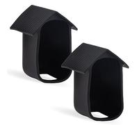Volumoon 2 Pièces Coques de Protection en Silicone,Étuis en Silicone pour Caméra de Surveillance EufyCam 2C,Coques de Protection en Silicone résistant aux intempéries,pour Caméra de Sécurité