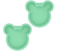 Volumoon 2 Stück Schichtkuchen Backform, Silikon Kuchenform, Quadratisch Silikonform für Kuchen, Backformen Set, Antihaft Kuchenform Silikon Wiederverwendbare für Käsekuchen, Regenbogenkuchen (B)