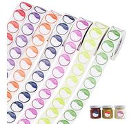 Volumoon 3500 pcs Étiquettes Alimentaires Full Week Day Dots, Étiquettes Autocollantes Couleur, Étiquettes Amovibles, Autocollants des Jours de la Semaine (7 Rouleaux 500 Étiquettes par Rouleau)