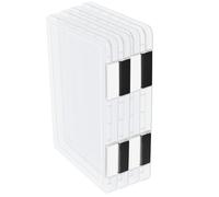 Volumoon 4 Pièces Boite de Rangement A4 Plastique, Boîte de Stockage pour Documents, Magazines, Albums de Scrapbooking et Photos