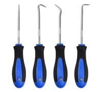 Volumoon 4 Pièces Universel Set de Crochets aiguille et Grattoir,Kit d'outils de Retrait de Joint d'huile de Voiture,Joint Demontage Montage Outils,Kit d'outils de Retrait de Joint d'huile