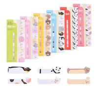 Volumoon 6 Set Notes Autocollantes Couleur, Mini Notes Adhésives Mignon, Feuilles Animaux, Marque Page Adhesives, Pastel pour École Bureau