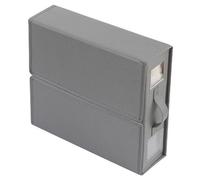 volumoon Boite Rangement Drap de Lit, Organiseur de Draps de Lit Pliable, avec Poignée et Fenêtres, Adapté pour Ranger Draps, Vêtements, Taies D'Oreiller, Couvertures (Gris)
