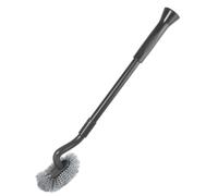 Volumoon Brosse de Toilette, Brosse de Toilette en Plastique, Long Manche en Plastique et Poils Flexibles, Balai Toilette WC Suspendu, Balayette WC avec des Poils Solides pour Le Ménage des Toilettes