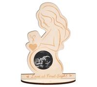 volumoon Cadre Photo pour Femme Enceinte, enceintes Cadre pour photos d'échographie, Cadres Image Echographie à Bébé, Idée Cadeau pour Amie Enceinte Les Bébés échographie Souveni (A)