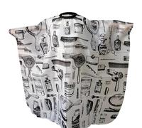 volumoon Cape de Coiffure, Cape de Salon de Coiffure, Blouse Coiffure en Nylon, Peignoir Coiffure Professionnelle Imperméable, Robe de Coiffure Homme Femme Enfant pour Coupes Couleurs 145 * 120cm