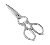 volumoon Ciseaux de Cuisine Multifonctions, Lames Tranchantes en Acier Inoxydable, Ciseaux de Cuisine Robustes, pour Maison, Viande, Verdure, Poulet, Poisson, Herbe, Noix, Peef - Argent