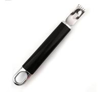 volumoon Éplucheur à Zesteur de Citron, Peeler à Fruits en Acier Inoxydable, Outil de Pelure Professionnel pour Cuisine, Râpe Zesteur de Citron pour Gin Cocktails, Parmesan, Fromage (Argent)
