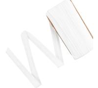 volumoon Galon fronceur, à passants, à coudre, 30 m x 2,5 cm, en polyester, plissé, universel, amovible, pour rideaux