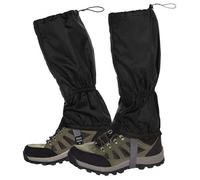 volumoon Guêtres de Randonnée Imperméable, 39cm Étanche Outdoor Guêtres, Jambières de Protection, pour La Montagne, Neige, Randonnée Pédestre, Ski, Escalade, Chasse (1 Paire, Noir)