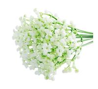 volumoon Gypsophile Artificielle,Fleurs Artificielles Babies Breath,Gypsophile Lot de 12 Fleurs Artificielles pour Mariage, Bouquets de Mariée, Bricolage et Décoration,Composition Florale
