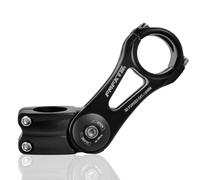 volumoon Potence Vélo Réglable ±85°, Tige Guidon 110mm en Aluminium, Compatible 31.8mm Guidon et 28.6mm Fourche, pour Vélo Route, VTT, VTT DH, BMX, Montagne