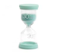 Volumoon Sablier Minuterie pour Enfants, Minuterie de Cuisine, Coloré Sable Horloge, Gestion du Temps pour 15/20/30 Minutes, pour Cuisine, Apprentissage, Décoration de Bureau (30 Minutes (Vert))