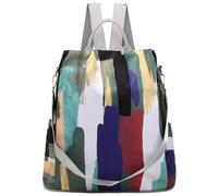 volumoon Sac à Dos Femme Anti-vol, Imperméable Sac de Voyage en Nylon, Sac Cabas 2 en 1 Sacs à Main Portés Épaule pour Fille, Sac à bandoulière à Main Anti-vol Sacs d'école Sacs d'épaule (Coloré)