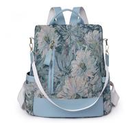 volumoon Sac à Dos pour Femme, Nylon Imperméable, 2 en 1 Sac à Dos Femme Imperméable, Anti-vol Scolaires Cartables, Sacs Portés dos Mode pour Voyage Léger, Collège, Vacances Ddécontractées (B)