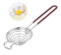 Volumoon Séparateur de Jaune d’œuf en Acier Inoxydable Séparateur d'oeufs, Séparateur Blanc de Jaune d'oeuf avec Poignée, Extracteur de Blanc d'oeuf pour les œufs à la Coque Gadget de Cuisine