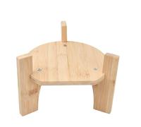 volumoon Support de Distributeur de Boisson, Support De Théière en Bambou avec Base Ronde, Support De Pichet d'eau Portable, Support De Distributeur De Boissons Durable pour Cuisine, Fête, Jus