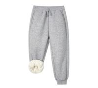 Volunboy Jogging Enfants Doublure Polaire Sherpa - Pantalon Élastique Taille Chevilles, Garçon Fille