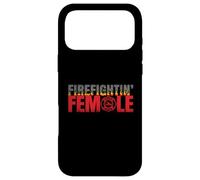 Volunteer Firefighter Emblem Logo Gift Fire Fighting Female Coque pour iPhone 17 Pro Max