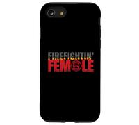 Volunteer Firefighter Emblem Logo Gift Fire Fighting Female Coque pour iPhone SE (2020) / 7/8
