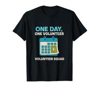 Volunteer Squad Calendrier d'un Jour Motif Puzzle T-Shirt