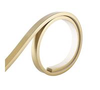 VOLURE Contour dpapier peint auto-adhésif 3D, PVC Self Adhesive Trim Multicolor 5m x 25mm For Cabinet Ceiling Countertop Skirting Molding(Champagne)