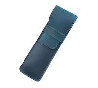 VOLURE Étui à stylos Vintage Fait Main, Leather Pen and Pencil Case Multicolor(Blue-s)