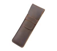 VOLURE Étui à stylos Vintage Fait Main, Leather Pen and Pencil Case Multicolor(Brown-s)