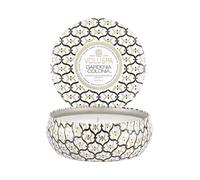 Voluspa-3 Mèches Bougie décorative en étain - Gardenia Colonia 8125-340g/12oz