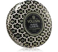 VOLUSPA Ambre Lumiere bougie parfumée en métal 340 g