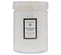 Voluspa Cuvée étincelante - Petite bougie en pot - 155,9 g - Durée de combustion de 50 heures - Mèches entièrement naturelles et cire de noix de coco pour une combustion propre - Végétalien - Coulée