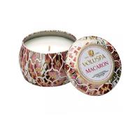 Voluspa Maison Blanc Macaron Mini Bougie parfumée en étain décoratif Vol