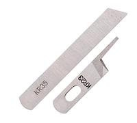 Voluxe Lame de surjet de Couteau en Acier de Haute qualité, Lame de Machine à Coudre, Longue durée de Vie Cuir pour Petites Machines à Coudre Artisanales Bricolage