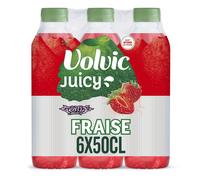 VOLVIC eau jus fraise 6x50cl