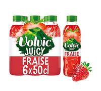 Volvic Juicy Eaux Aromatisées Fraise - 6x50cl