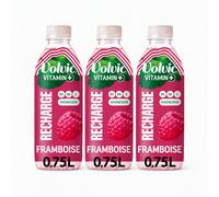 VOLVIC Vitamin+ Recharge Eau Plate Aromatisée Framboise 75cl (Lot de 3)