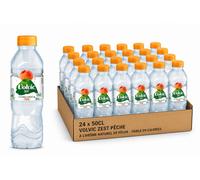 Volvic ZEST Eaux aromatisées pêche Pack de 24 x 50 cl