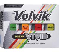 Volvik Nouvelles balles de golf vives : assortiment mat, douzaine