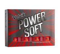 Volvik Power Soft Lot de 12 balles de Golf Rouge