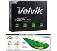 Volvik Vimat Balle de Golf Unisexe Jaune Taille Unique, Mixte, Vert, Taille Unique