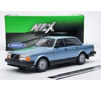 Volvo 240 GL - bleu clair métallisé WELLY 1:24