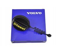 VOLVO Bouchon de réservoir diesel pour C30, C70 (2006-), S40 V50 (2004), acier inoxydable, noir, compatible avec voiture
