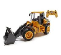 JAMARA Volvo L50 1:16 2,4 GHz - Direction d'inclinaison fidèle à l'original, Mode Veille Automatique, Son d'avertissement de recul, 2 Roues motrices, Clignotant, Son réaliste du Moteur 405058, Orange